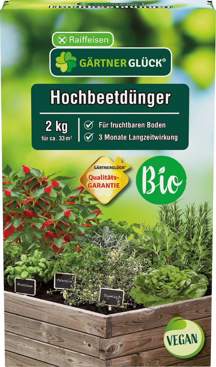 GÄRTNERGLÜCK Bio Hochbeetdünger